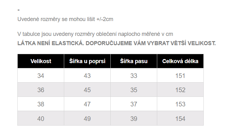 Tabulka velikostí_Isabel
